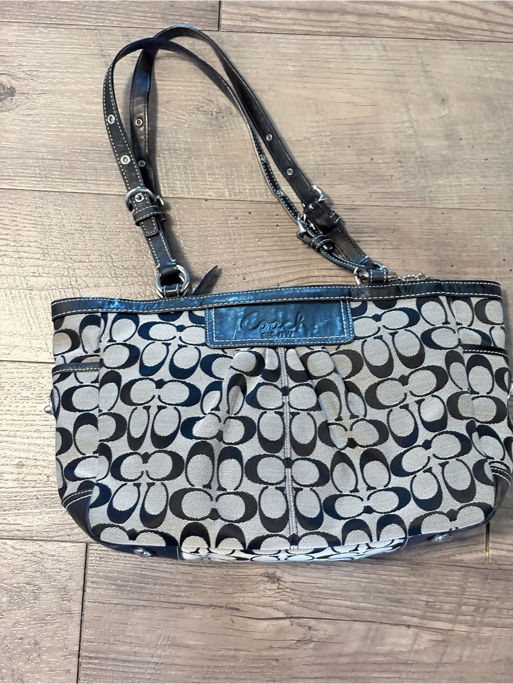 Coach Pleated Tote Bag - Great Condition
